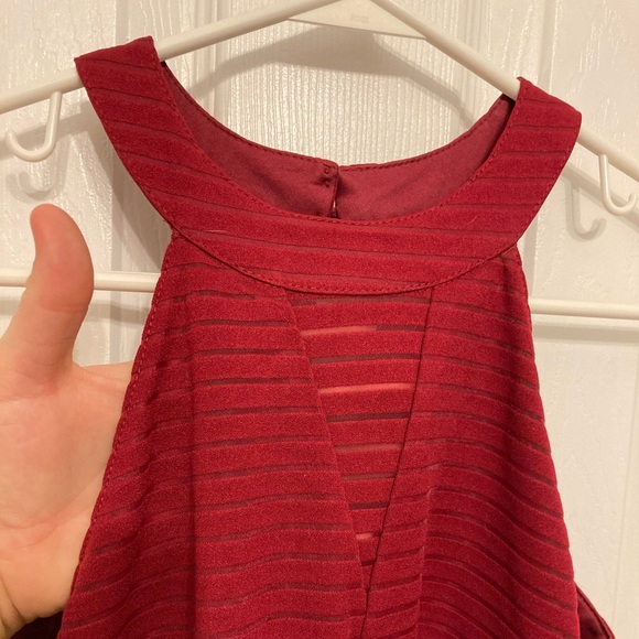 Altar’d State Crimson Dress Halter Neck - Picture 3 of 11